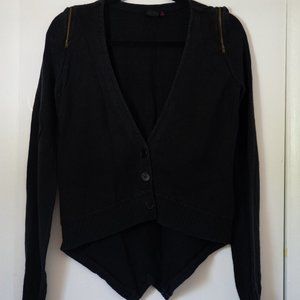 Material Girl Tuxedo Cardigan